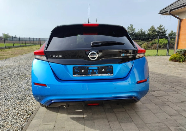 Nissan Leaf cena 58999 przebieg: 57000, rok produkcji 2021 z Kalisz małe 211